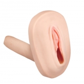 Мастурбатор-вагина с вибрацией и выносным пультом управления REALSTUFF SMOOTH   BALD - Dream Toys - в Самаре купить с доставкой
