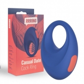 Синее эрекционное кольцо RRRING Casual Date Cock Ring - FeelzToys - в Самаре купить с доставкой