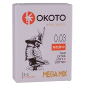 Набор из 4 презервативов OKOTO MegaMIX - Sitabella - купить с доставкой в Самаре