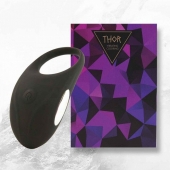 Черное эрекционное виброкольцо Thor Cockring - FeelzToys - в Самаре купить с доставкой
