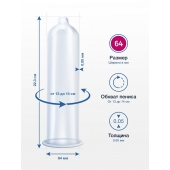 Презервативы MY.SIZE размер 64 - 3 шт. - My.Size - купить с доставкой в Самаре