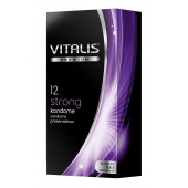 Презервативы с утолщённой стенкой VITALIS PREMIUM strong - 12 шт. - Vitalis - купить с доставкой в Самаре