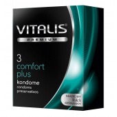 Контурные презервативы VITALIS PREMIUM comfort plus - 3 шт. - Vitalis - купить с доставкой в Самаре