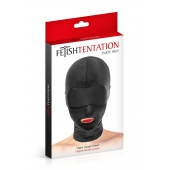 Сплошная маска на голову с прорезью для рта - Fetish Tentation - купить с доставкой в Самаре