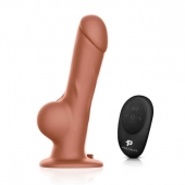 Реалистичный страпон с радиоуправлением Remote Control Realistic - 21 см. - Pegasus - купить с доставкой в Самаре