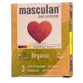 Экологически чистые презервативы Masculan Organic - 3 шт. - Masculan - купить с доставкой в Самаре