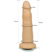 Телесная насадка Harness - 15,8 см. - LOVETOY (А-Полимер) - купить с доставкой в Самаре