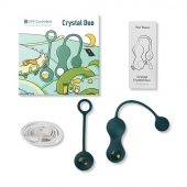 Изумрудные вагинальные шарики Magic Motion Crystal Duo Smart Kegel Vibrator with Weight Set - Magic Motion