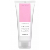 Смазка на водной основе Mixgliss Sweet с ароматом бабл-гам - 70 мл. - Mixgliss - купить с доставкой в Самаре