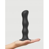 Черная насадка Strap-On-Me Dildo Geisha Balls size XL - Strap-on-me - купить с доставкой в Самаре