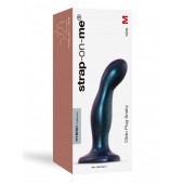 Темно-синяя насадка Strap-On-Me Dildo Plug Snaky size M - Strap-on-me - купить с доставкой в Самаре
