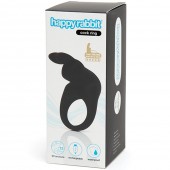 Черное эрекционное виброкольцо Happy Rabbit Rechargeable Rabbit Cock Ring - Happy Rabbit - в Самаре купить с доставкой