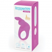 Фиолетовое эрекционное виброкольцо Happy Rabbit Rechargeable Rabbit Cock Ring - Happy Rabbit - в Самаре купить с доставкой