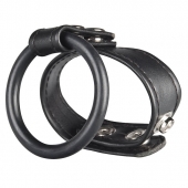 Двойное кольцо выносливости на пенис DUAL STAMINA RING - BlueLine - в Самаре купить с доставкой