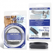 Кольцо на пенис из искусственной кожи на липучке VELCRO COCK RING - 5 см. - BlueLine - в Самаре купить с доставкой