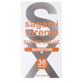 Ультратонкие презервативы Sagami Xtreme Superthin - 36 шт. - Sagami - купить с доставкой в Самаре