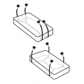 Фиксаторы для кровати WRAPAROUND MATTRESS RESTRAIN - Pipedream - купить с доставкой в Самаре