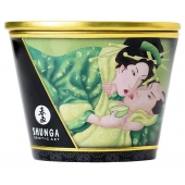 Массажная свеча Exotic Green Tea с ароматом зелёного чая - 170 мл. - Shunga - купить с доставкой в Самаре