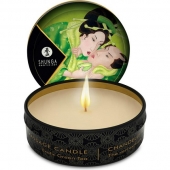 Массажная свеча Exotic Green Tea с ароматом зелёного чая - 30 мл. - Shunga - купить с доставкой в Самаре