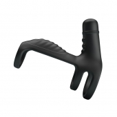 Черная вибронасадка на пенис Vibrating Penis Sling - Baile - в Самаре купить с доставкой