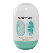 Бирюзовый мастурбатор-яйцо Twist Angel - Baile - в Самаре купить с доставкой