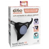 Черные трусики для страпона Body Dock SE на регулируемых ремнях - Pipedream - купить с доставкой в Самаре