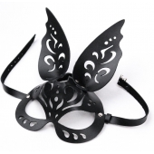 Черная ажурная маска  Зайка  с ушками - Crazy Handmade - купить с доставкой в Самаре