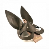 Черная гладкая маска  Зайка  с длинными ушками - Crazy Handmade - купить с доставкой в Самаре