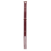 Бордовый ремень Halo Waist Belt - размер L-XL - Shots Media BV - купить с доставкой в Самаре