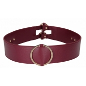 Бордовый ремень Halo Waist Belt - размер L-XL - Shots Media BV - купить с доставкой в Самаре
