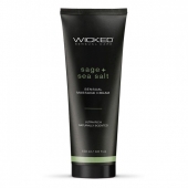 Массажный легкий крем WICKED Sage plus Sea Salt - 120 мл. - Wicked - купить с доставкой в Самаре