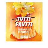 Пробник гель-смазки Tutti-frutti со вкусом ванильного пудинга - 4 гр. - Биоритм - купить с доставкой в Самаре