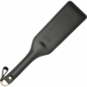 Черная кожаная шлепалка SitaBlack - 30 см. - Sitabella - купить с доставкой в Самаре