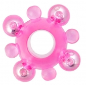 Эрекционное кольцо c бусинками - Toyfa Basic - в Самаре купить с доставкой