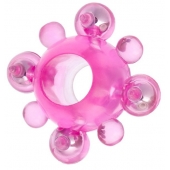 Эрекционное кольцо c бусинками - Toyfa Basic - в Самаре купить с доставкой