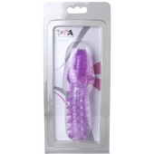 Фиолетовая насадка, удлиняющая половой член - 13,5 см. - Toyfa Basic - в Самаре купить с доставкой