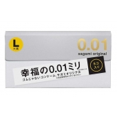 Презервативы Sagami Original 0.02 L-size увеличенного размера - 5 шт. - Sagami - купить с доставкой в Самаре