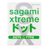 Презерватив Sagami Xtreme Type-E с точками - 1 шт. - Sagami - купить с доставкой в Самаре