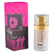 Возбуждающий гель Golden Chups с малиновым ароматом - 17 мл. - INTT - купить с доставкой в Самаре