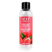Массажное масло Sexy Sweet Nectar Lychee с феромонами и ароматом личи - 75 мл. - Биоритм - купить с доставкой в Самаре