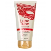 Интимный гель на водной основе Lube Tube Hot с разогревающим эффектом - 150 мл. - ORGIE - купить с доставкой в Самаре