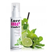 Съедобное согревающее массажное масло Love Me Tender Mojito с ароматом мохито - 100 мл. - Love to Love - купить с доставкой в Самаре
