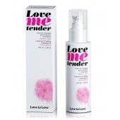 Съедобное согревающее массажное масло Love Me Tender Cotton Candy с ароматом сладкой ваты - 100 мл. - Love to Love - купить с доставкой в Самаре