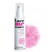 Съедобное согревающее массажное масло Love Me Tender Cotton Candy с ароматом сладкой ваты - 100 мл. - Love to Love - купить с доставкой в Самаре