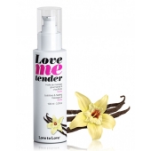 Съедобное согревающее массажное масло Love Me Tender Vanilla с ароматом ванили - 100 мл. - Love to Love - купить с доставкой в Самаре