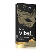 Съедобный гель Dual Vibe Pina Colada с эффектом вибрации и вкусом коктейля пина колада - 15 мл. - ORGIE - купить с доставкой в Самаре