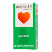 Презервативы анатомической формы Masculan Anatomic - 10 шт. - Masculan - купить с доставкой в Самаре