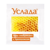 Гель-лубрикант «Услада с прополисом» - 3 гр. - Биоритм - купить с доставкой в Самаре