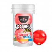 Лубрикант на масляной основе Hot Ball Plus с охлаждающе-разогревающим эффектом (2 шарика по 3 гр.) - HotFlowers - купить с доставкой в Самаре