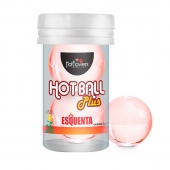 Лубрикант на масляной основе Hot Ball Plus с разогревающим эффектом (2 шарика по 3 гр.) - HotFlowers - купить с доставкой в Самаре